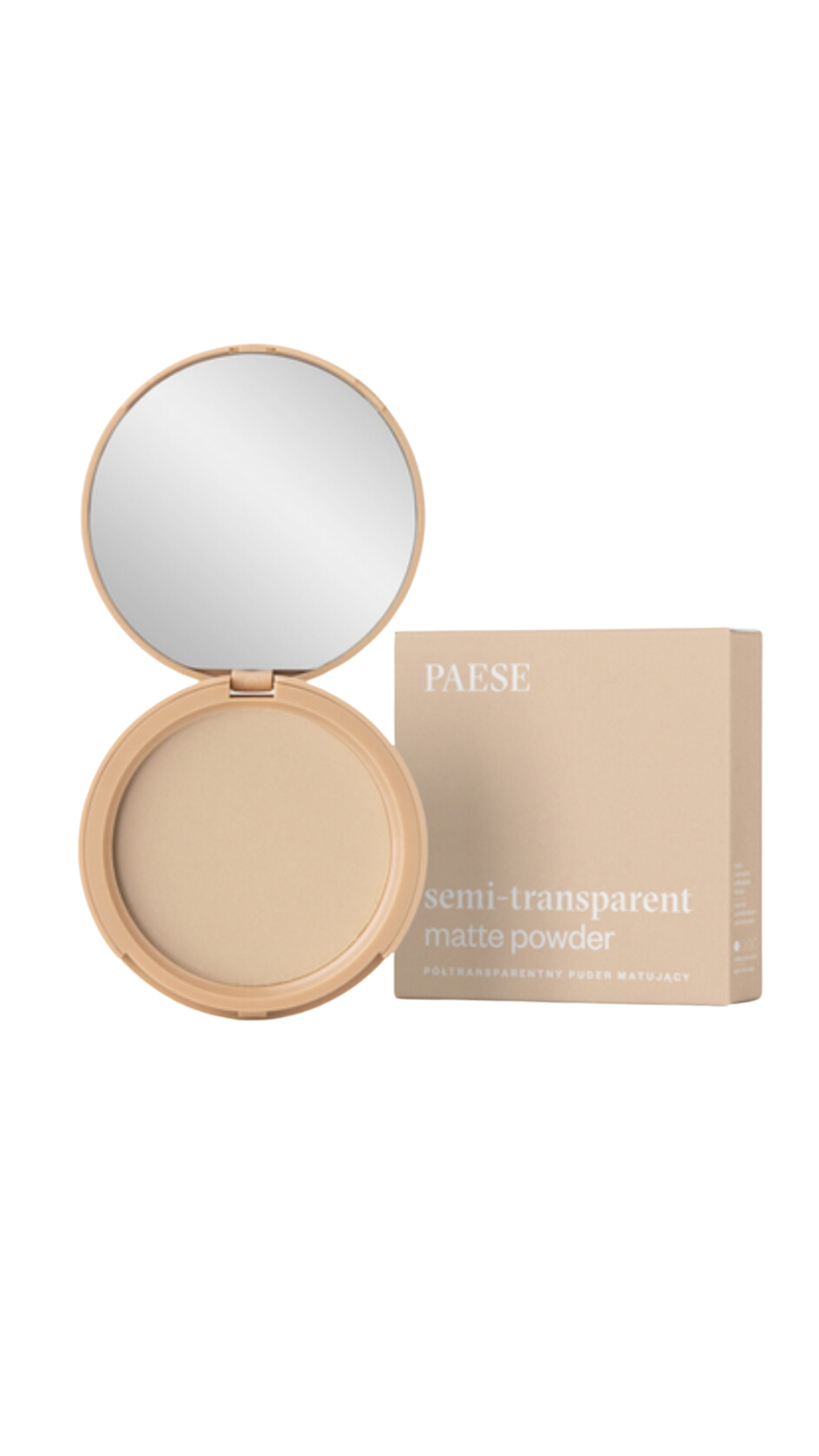  Paese Semi-transparent Matte Powder 9g - odtieň 3A Golden Beige